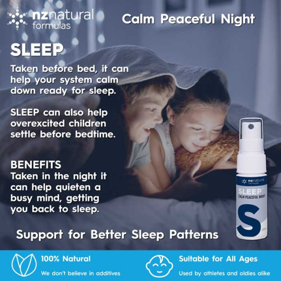 NZ Natural Formulas Sleep Spray 25ml - Give you a calm and peaceful night