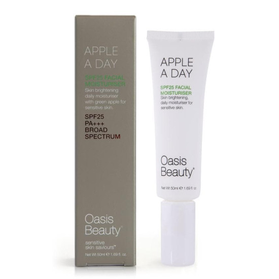 Oasis Beauty Apple a Day SPF 25 Brightening Facial Moisturiser 50ml