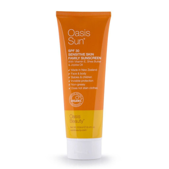 Oasis Sun SPF 30 Family Sunscreen (250ml Family Size)