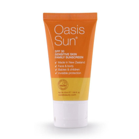 Oasis Sun SPF 30 Family Sunscreen (50ml Travel Size)