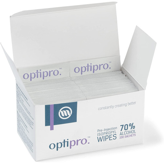 70% Alcohol Pre-Injection Wipes - Alcohol Swabs