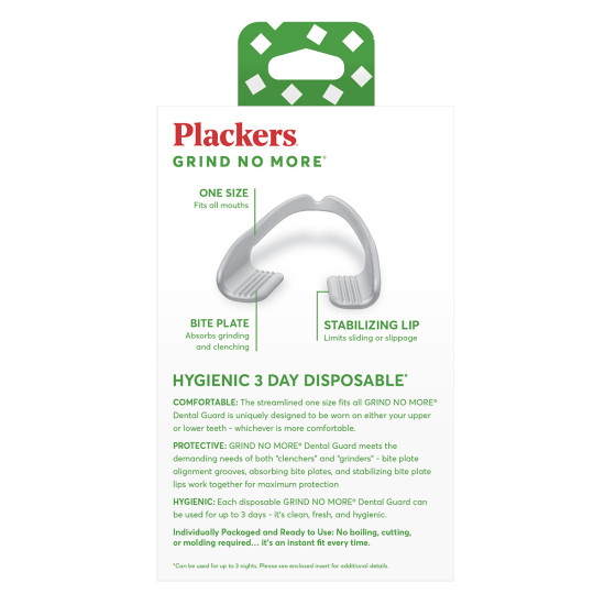 Plackers Grind No More Dental Nights Protectors