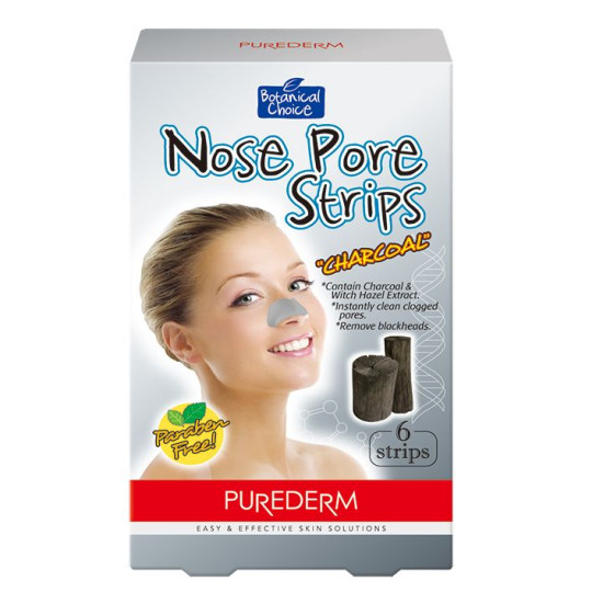 Purederm Botanical Choice Charcoal Nose Pore 6 Strips