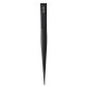 QVS Point Tip Tweezers Black