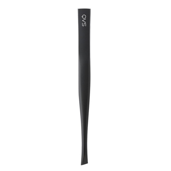 QVS Slant Tip Tweezers Black