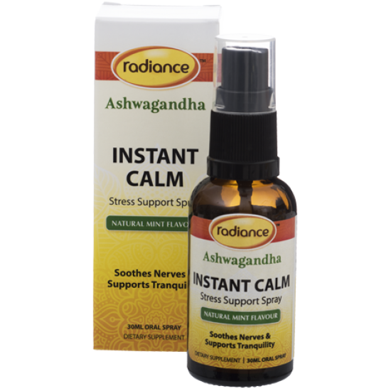 Radiance Ashwagandha Instant Calm Stress Support Spray 30ml