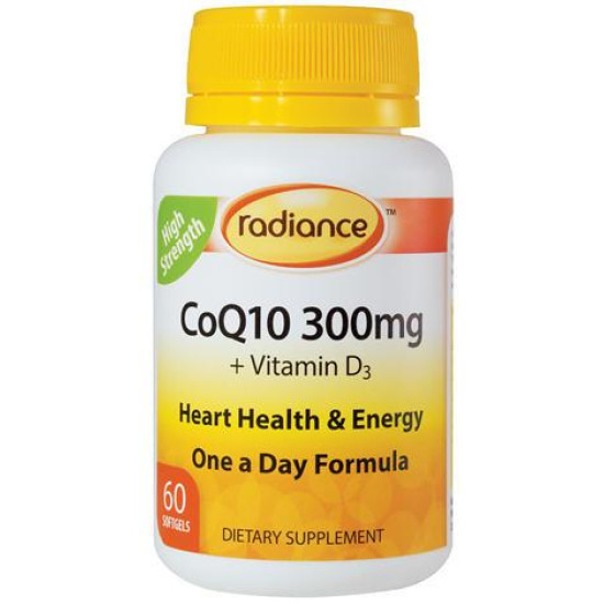 Radiance CoQ10 300mg 60 Softgels