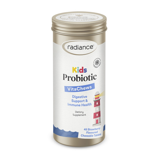 Radiance Kids Probiotic Strawberry Chewable 45 Tablets 