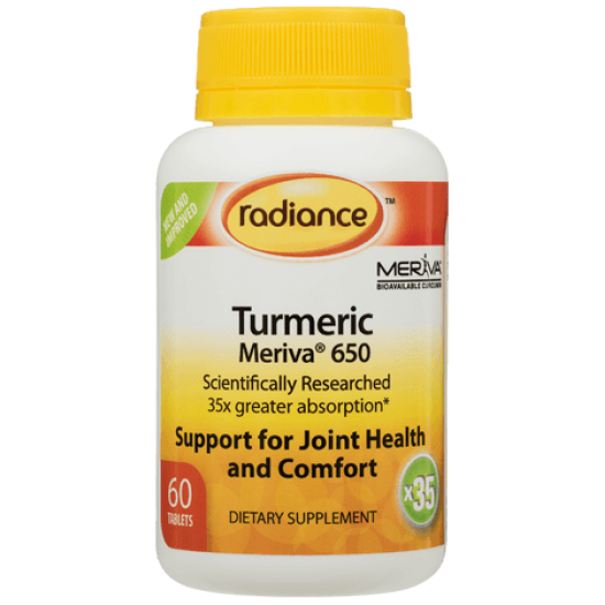 Radiance Turmeric Meriva 650mg 60 Tablets 