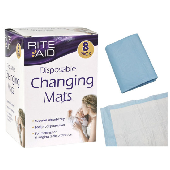 Rite Aid Disposable Changing Mats 6 Pack