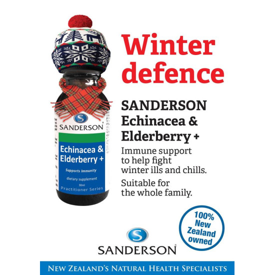 Sanderson Echinacea & Elderberry Oral Drops 30ml