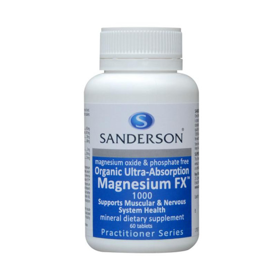 Sanderson Organic Magnesium FX 1000mg