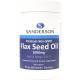 Sanderson Premium Organic Flax Seed Oil Non-GMO 1000mg 300 Capsules