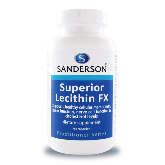 Sanderson Superior Lecithin FX 90 Capsules