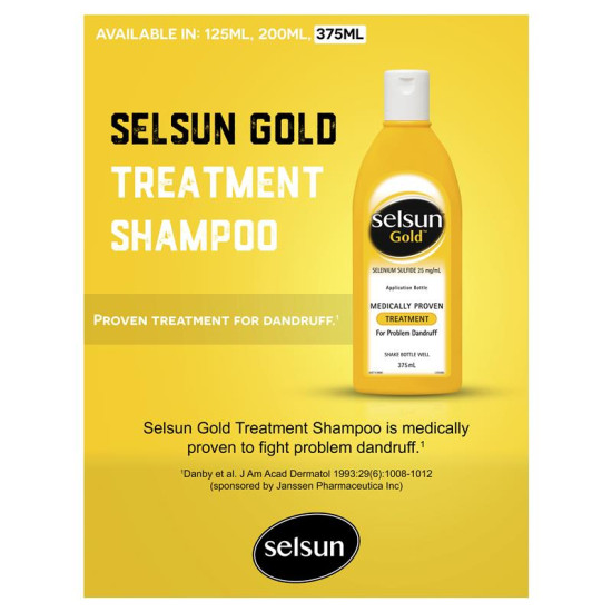 Selsun Gold Anti Dandruff Treatment Shampoo