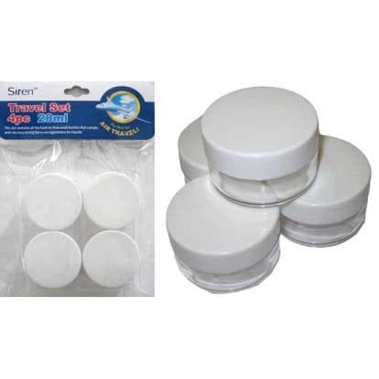 Siren Travel Small Pots 28ml 4 Pieces