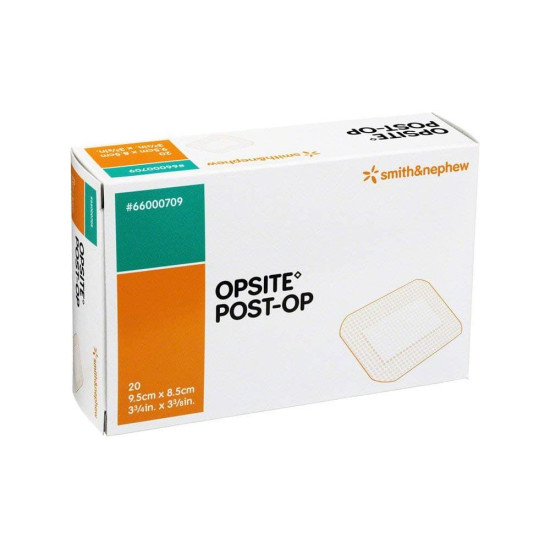 Smith & Nephew Opsite Post-Op Dressing 9.5cmx8.5cm 20 Per Box