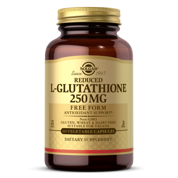 Solgar L-Glutathione Maximised 250mg Vegetable Capsules