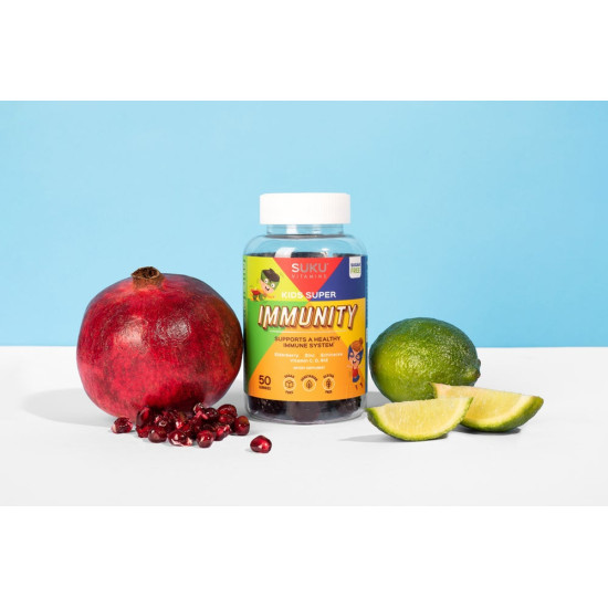 Kids Super Immunity Gummies - Pomegranate Lime Flavour