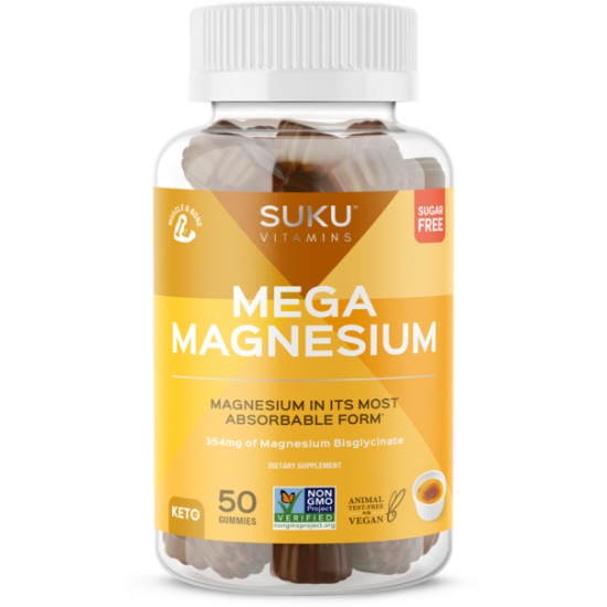 Mega Magnesium Gummies - Creme Brulee Flavour