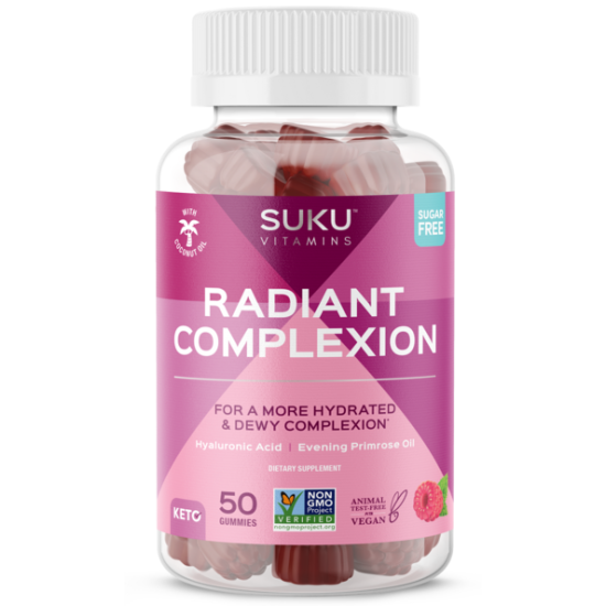 Radiant Complexion Gummies - Rich Raspberry Flavour