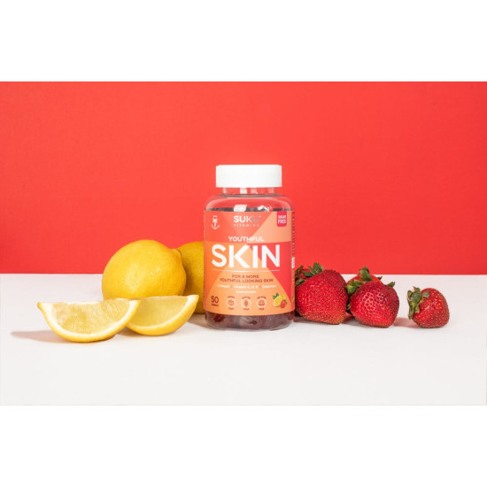 Youthful Skin Gummies - Strawberry & Lemon Flavour