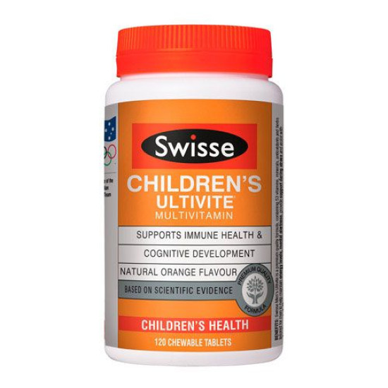 Swisse Children's Ultivite Multivitamin 120 Chewable Tablets 