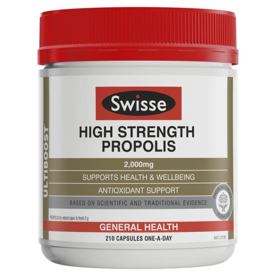 Swisse Ultiboost High Strength Propolis 2000mg 210 Capsules