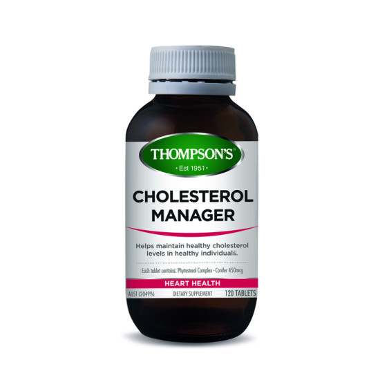 Thompson's Cholesterol Manager 120 Tablets 