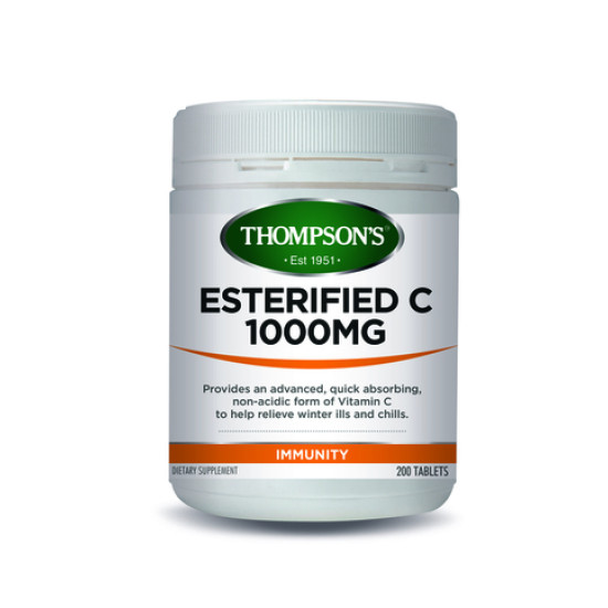 Thompson's Esterified C 1000mg 200 Tablets