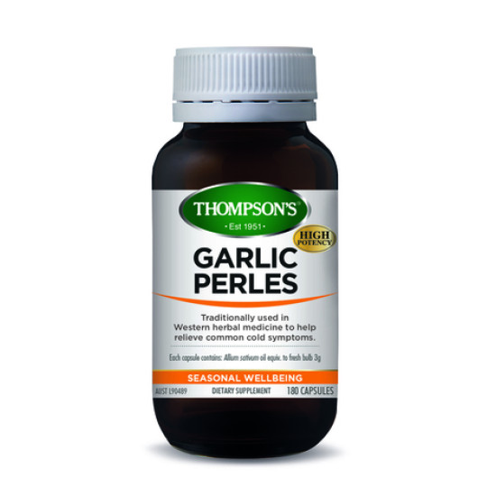 Thompson's Garlic Perles 180 Capsules