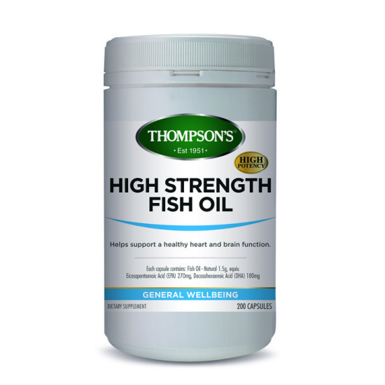 Thompson's High Strength Fish Oil 1500mg 200 Capsules