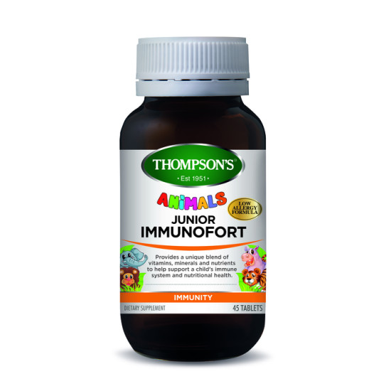 Thompson's Junior Immunofort Animals 45 Tablets 