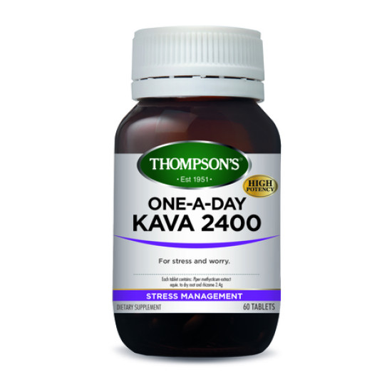 Thompson's Kava 2400mg One A Day 60 Tablets