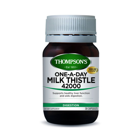 Thompson's Milk Thistle 42000mg One A Day 30 Capsules