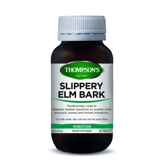 Thompson's Slippery Elm Bark Chewable 60 Tablets 