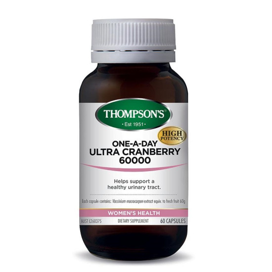 Thompson's Ultra Cranberry One A Day 60000mg 60 Capsules