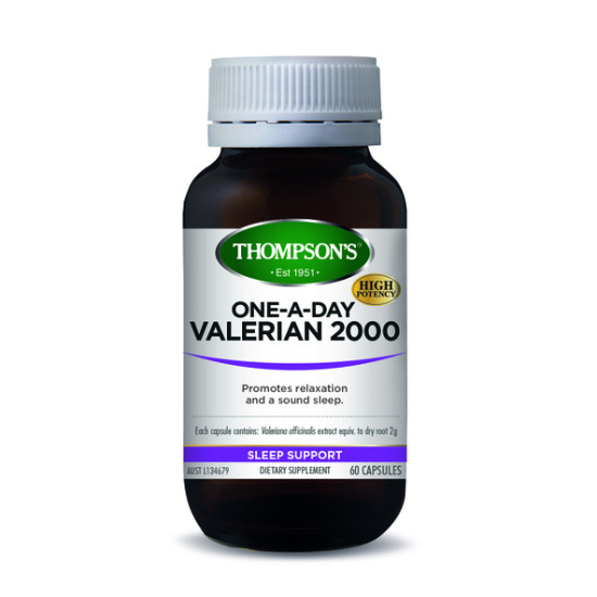 Thompson's Valerian 2000mg One A Day 60 Capsules 