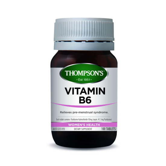 Thompson's Vitamin B6 100 Tablets 