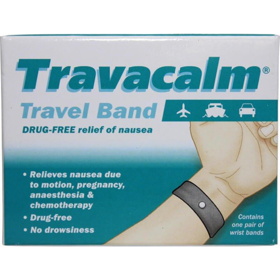 Travacalm Travel Band One Pair Of Wrist Bands