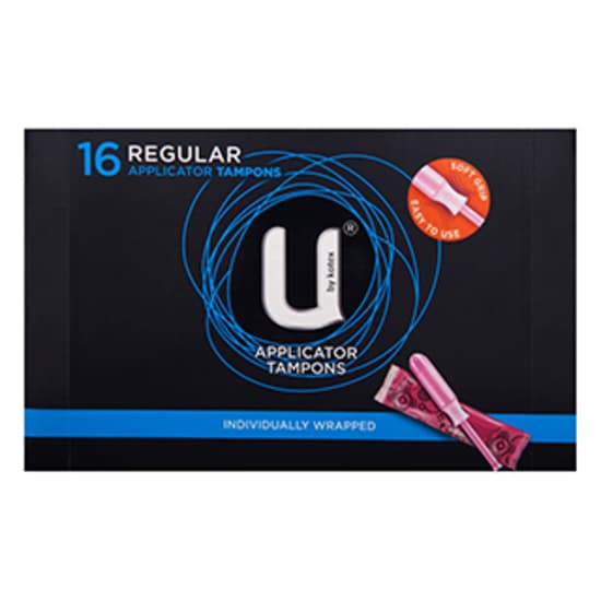 U By Kotex Regular Applicator Tampons 16s