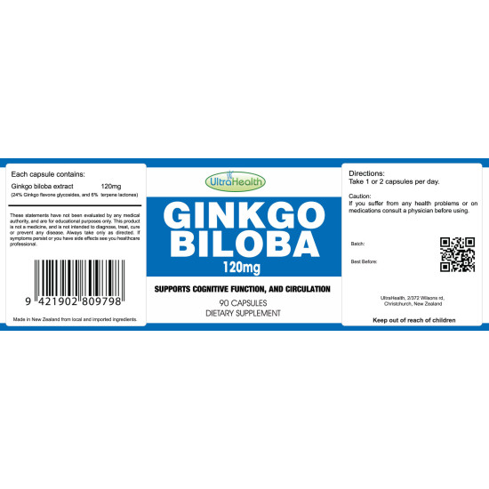 Ginkgo Biloba 120mg