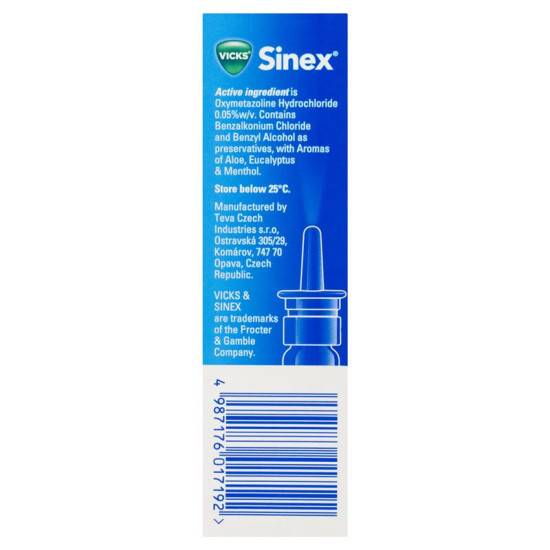 Vicks Sinex Aloe Nasal Spray