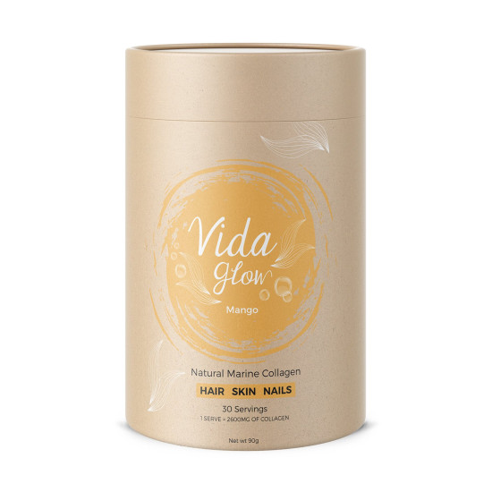 Vida Glow Natural Marine Collagen Mango 30 x 3g Sachets