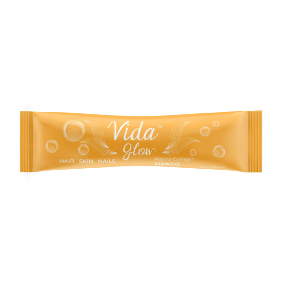 Vida Glow Natural Marine Collagen Mango 30 x 3g Sachets