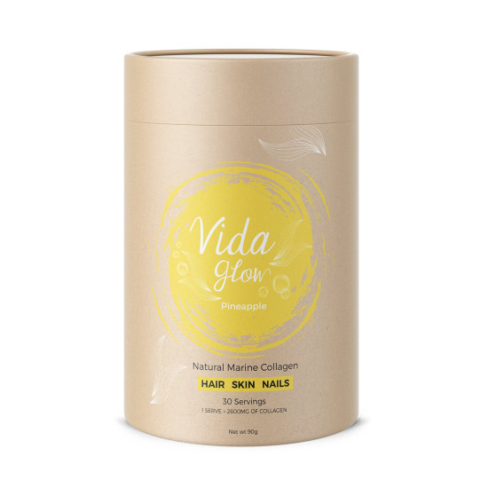 Vida Glow Natural Marine Collagen Pineapple 30 x 3g Sachets