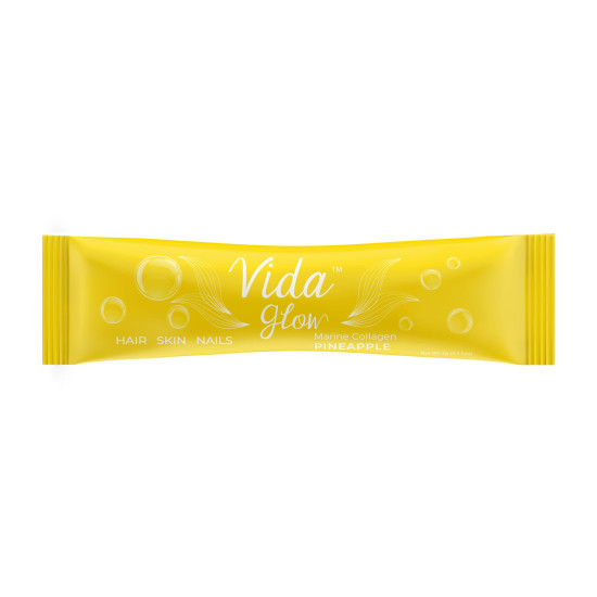 Vida Glow Natural Marine Collagen Pineapple 30 x 3g Sachets