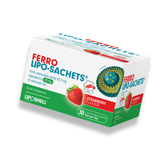 Ferro Lipo Sachets - Liposomal Iron | Strawberry Flavour