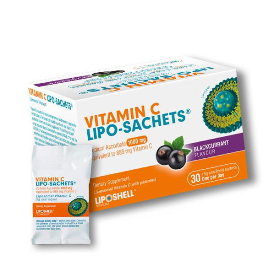 Vitamin C Lipo-Sachets - Blackcurrant Flavour