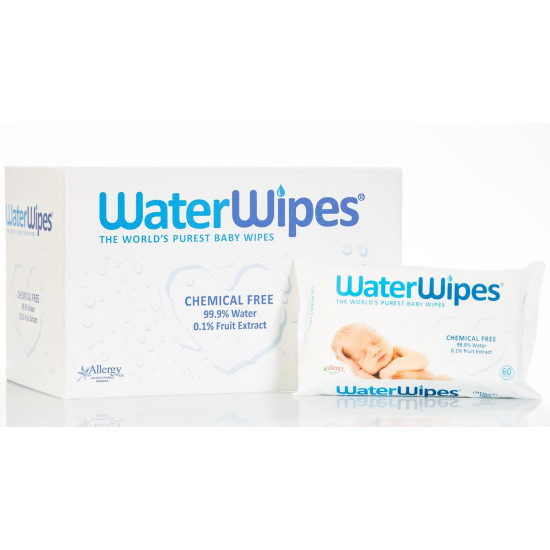 Baby WaterWipes 60 Baby Wipes x 12 Packs Per Carton